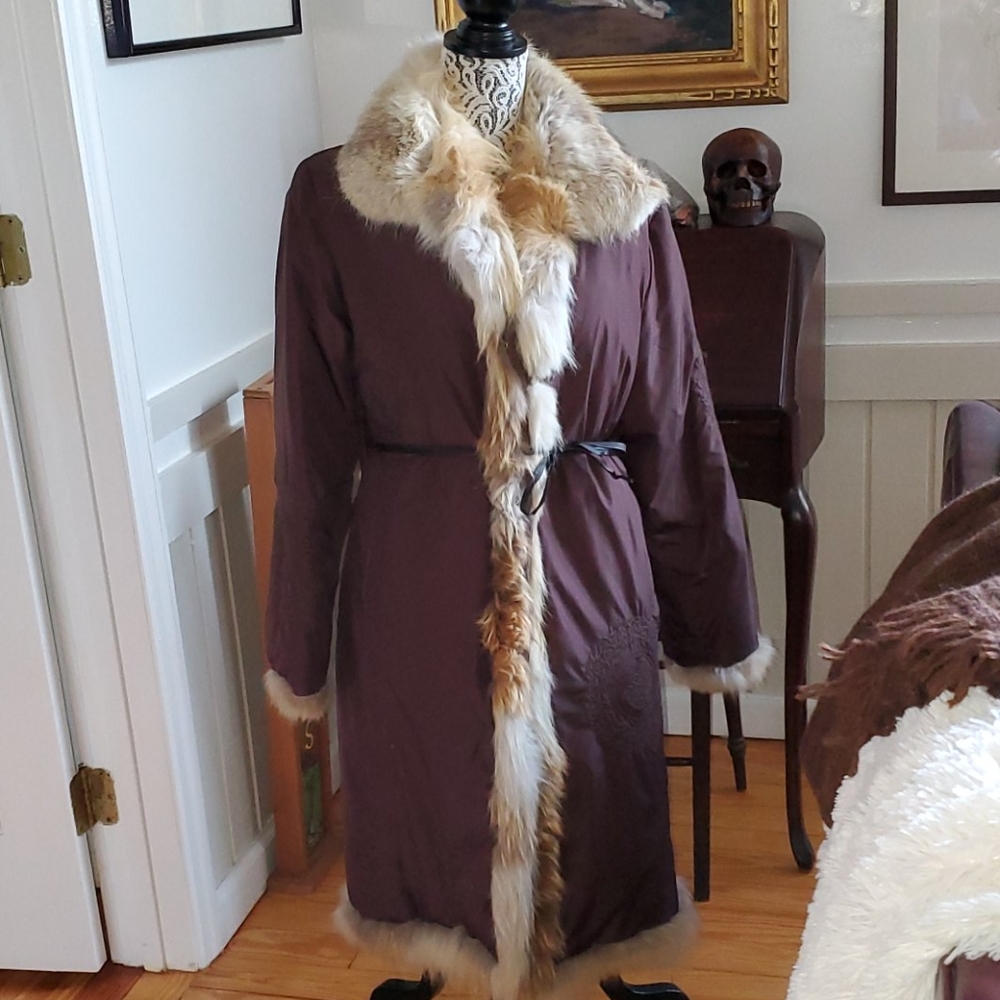 GET READY FOR BROWN Gi and Jo padded quilted brown coat